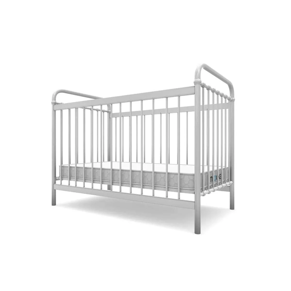 Sonata Cot - White Mocka