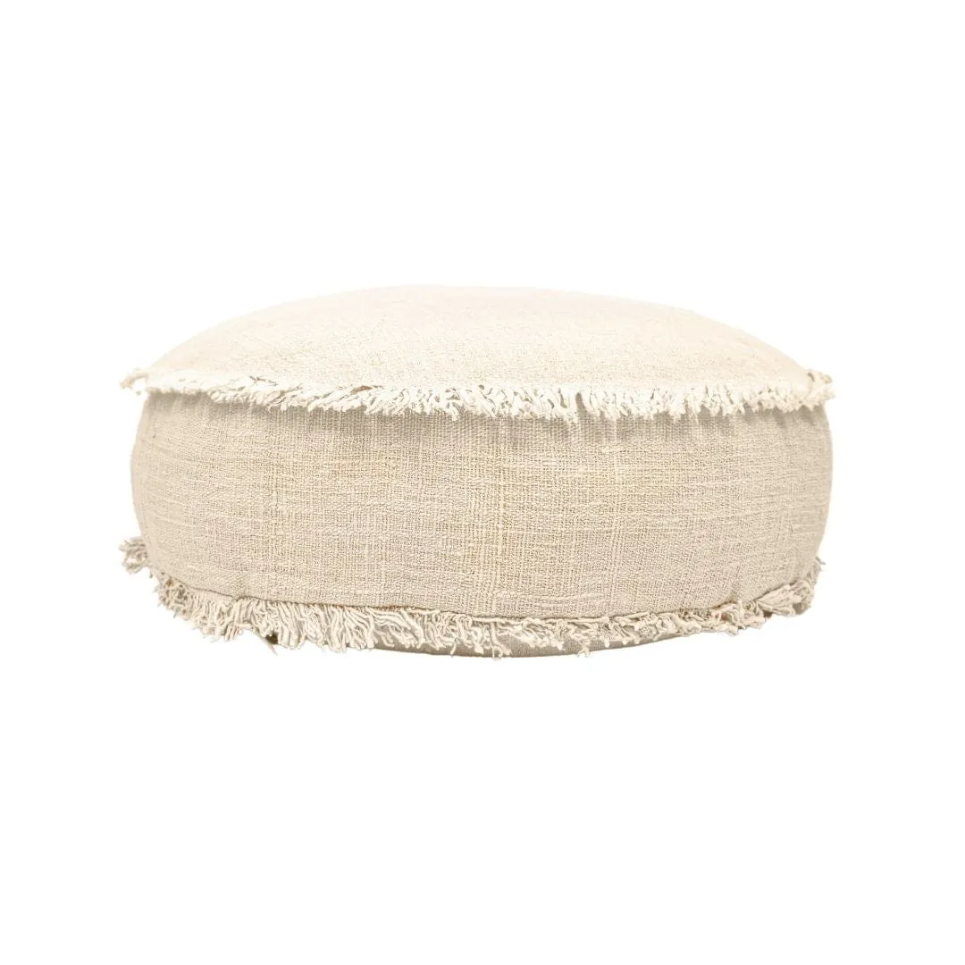 Soraya Pouf | Off-White | 70cm Zoco Home