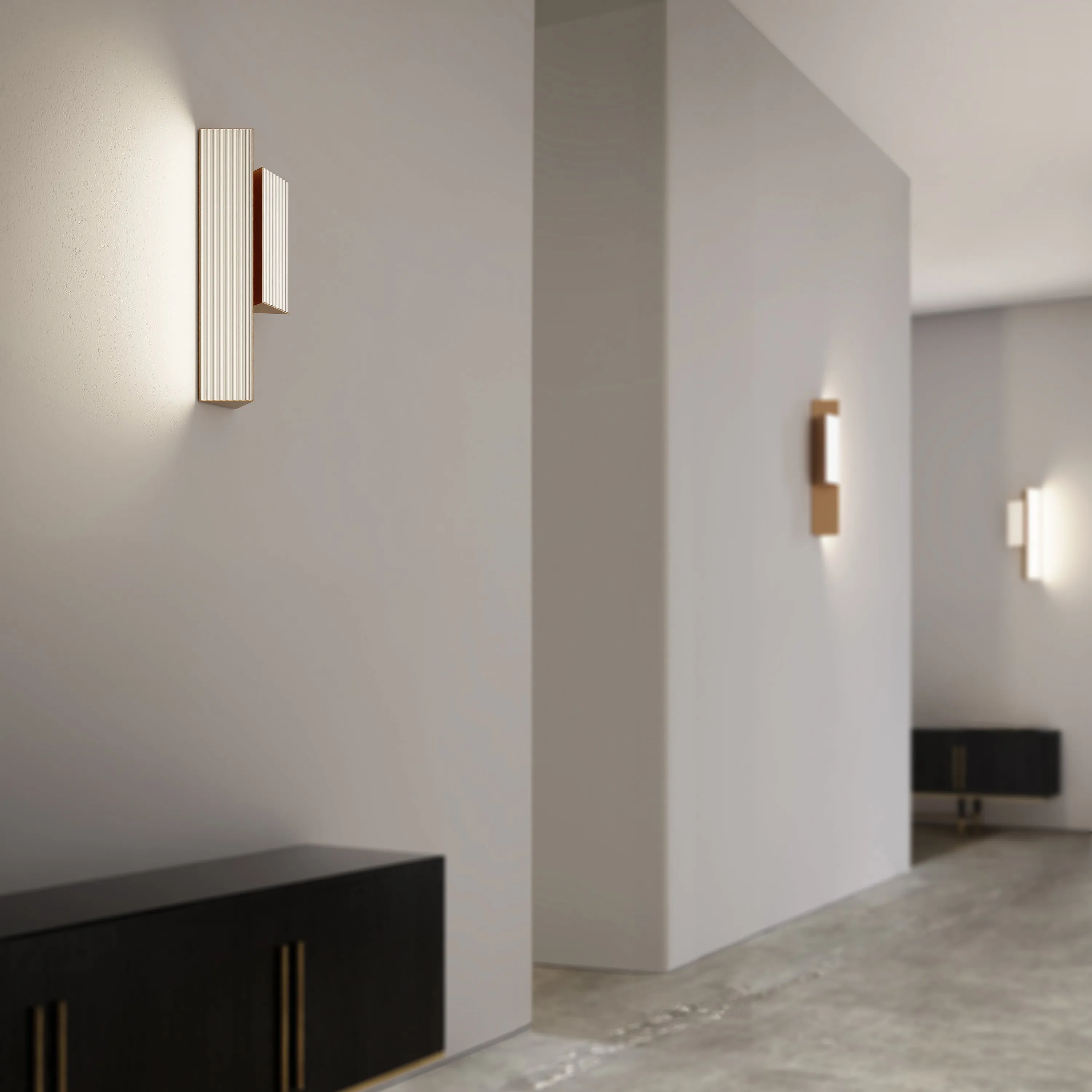 Stick Double Wall Sconce