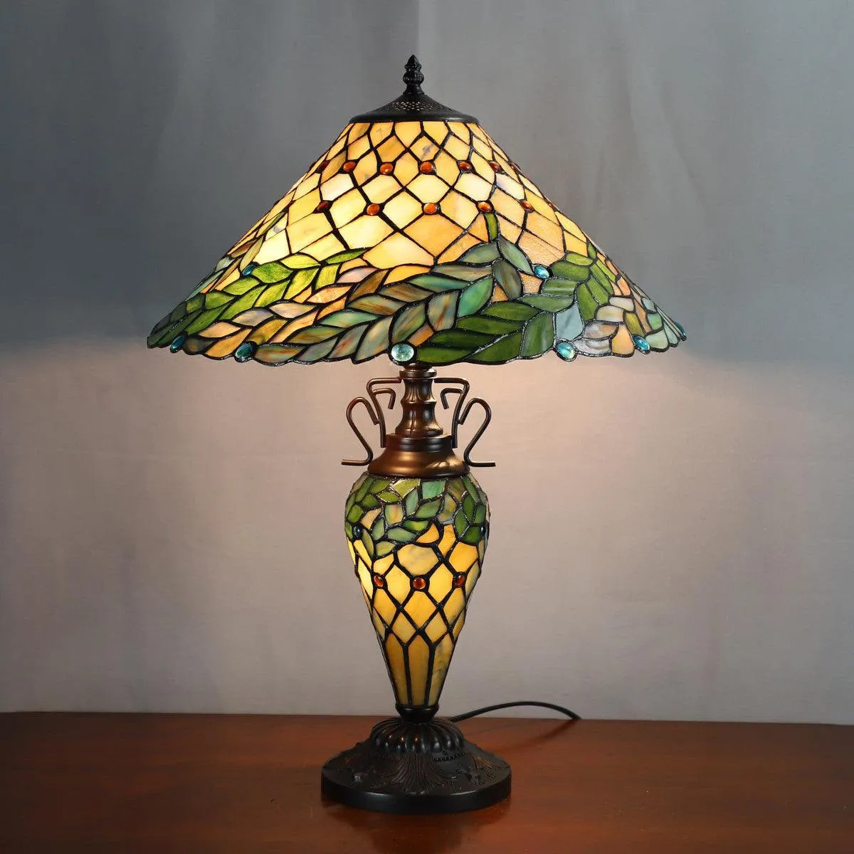 Stirling  Double Tiffany Table Lamp