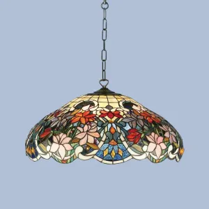 Sullivan Medium Tiffany Ceiling Light - 3 bulb Fitting