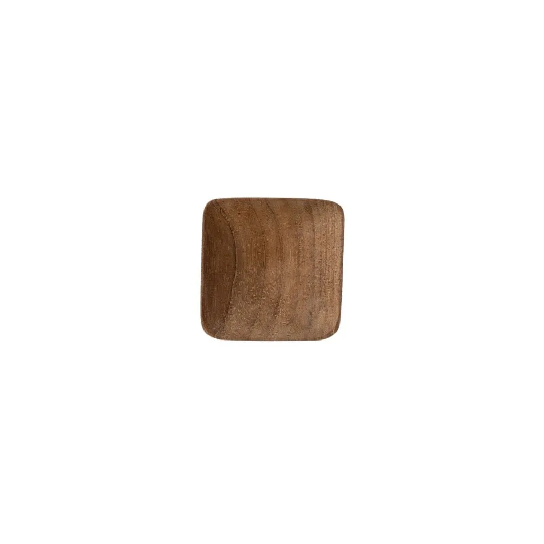 Teak Sauce Dish | 6x6cm Zoco Home