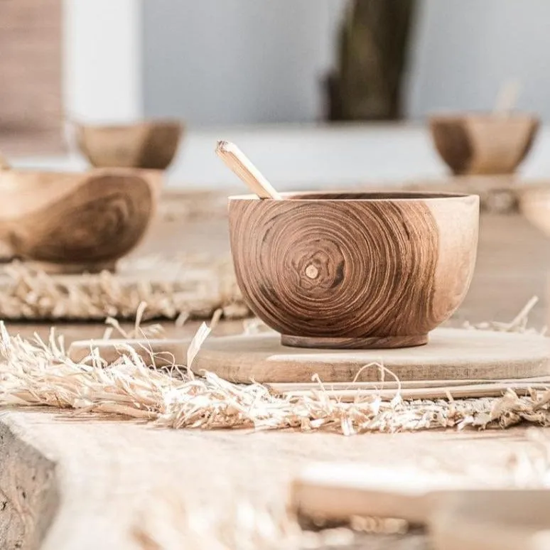Teak Wooden Bowl | 15cm Zoco Home