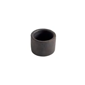 Terracotta Egg Cup | Brown/Black 4x4.5cm Zoco Home