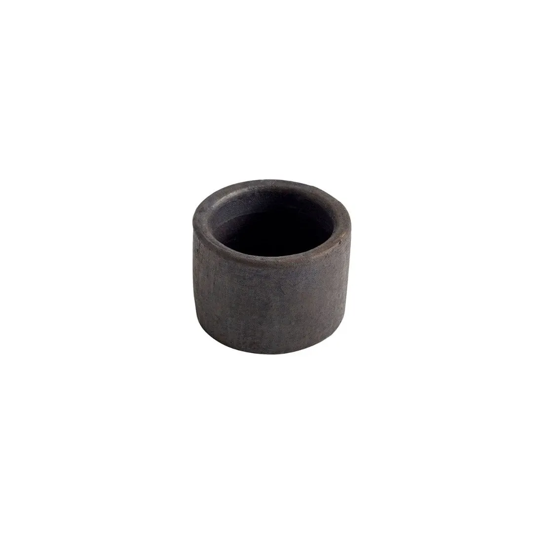 Terracotta Egg Cup | Brown/Black 4x4.5cm Zoco Home