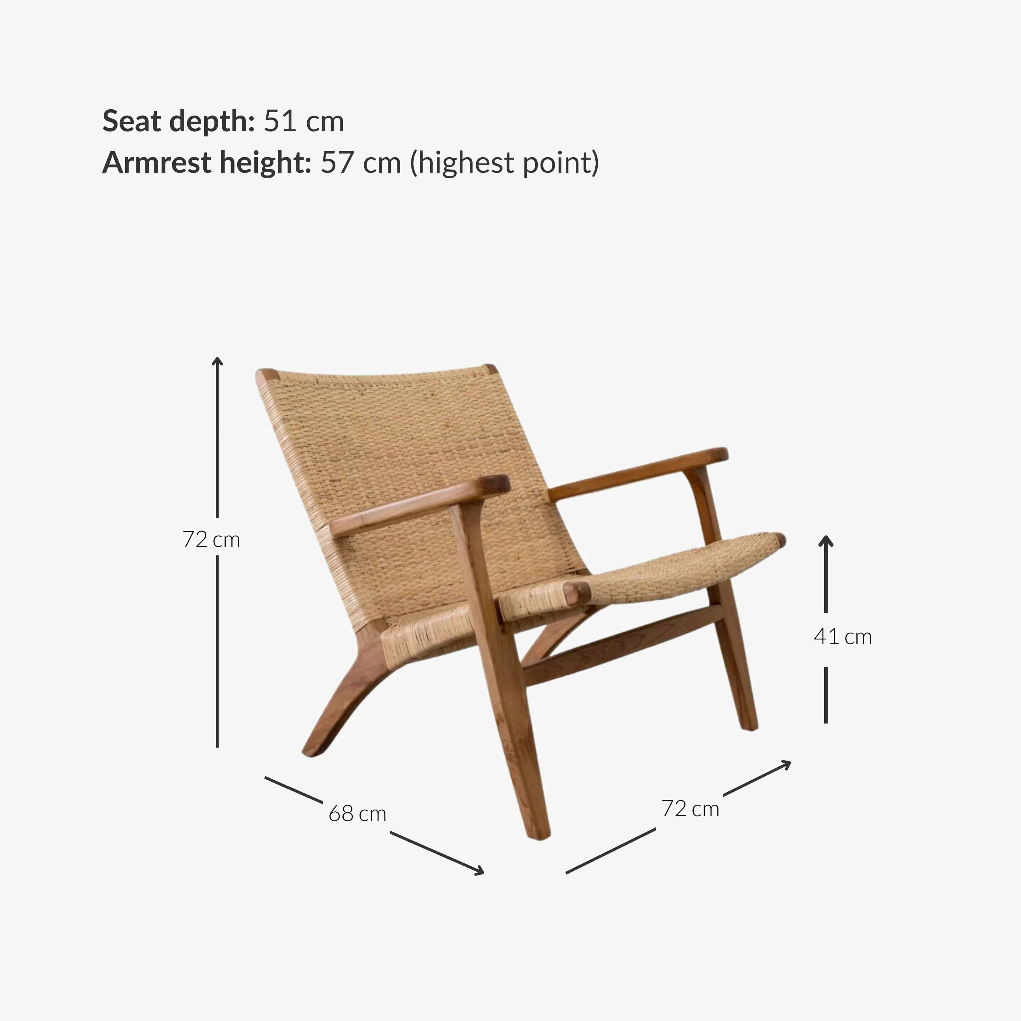 Tulum Lounge Chair Zoco Home