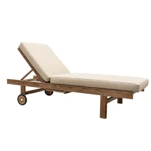 Tulum Teak Sunbed | Sand Zoco Home