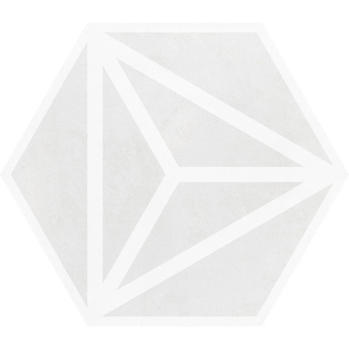 Varadero Moonlight Hexagonal Porcelain Tile 20x23cm Matt