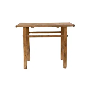 Vintage Elm Wood Console Table | 100-120cm Zoco Home