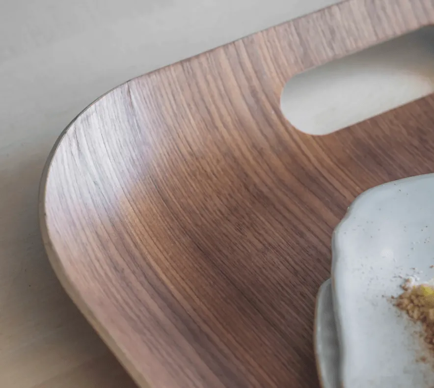 Walnut Serving Tray Funky Chunky