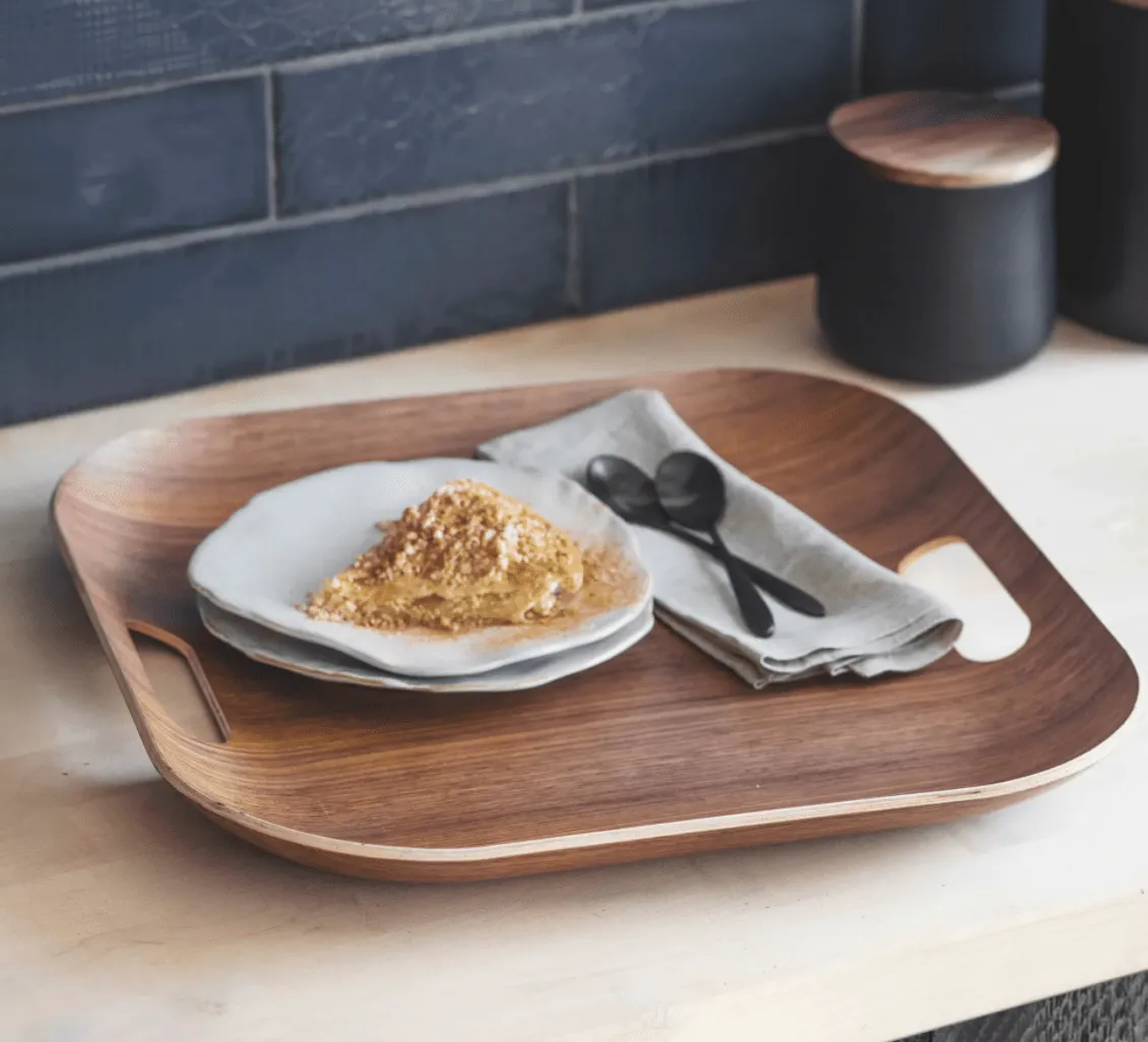 Walnut Serving Tray Funky Chunky