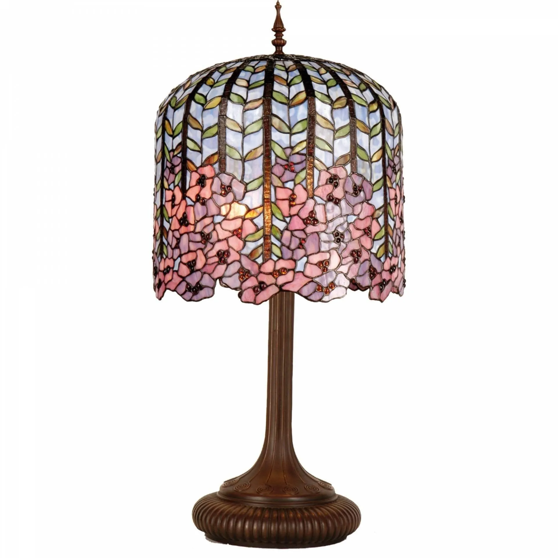 Wisteria Tiffany Table Lamp - Tiffany Lighting Direct