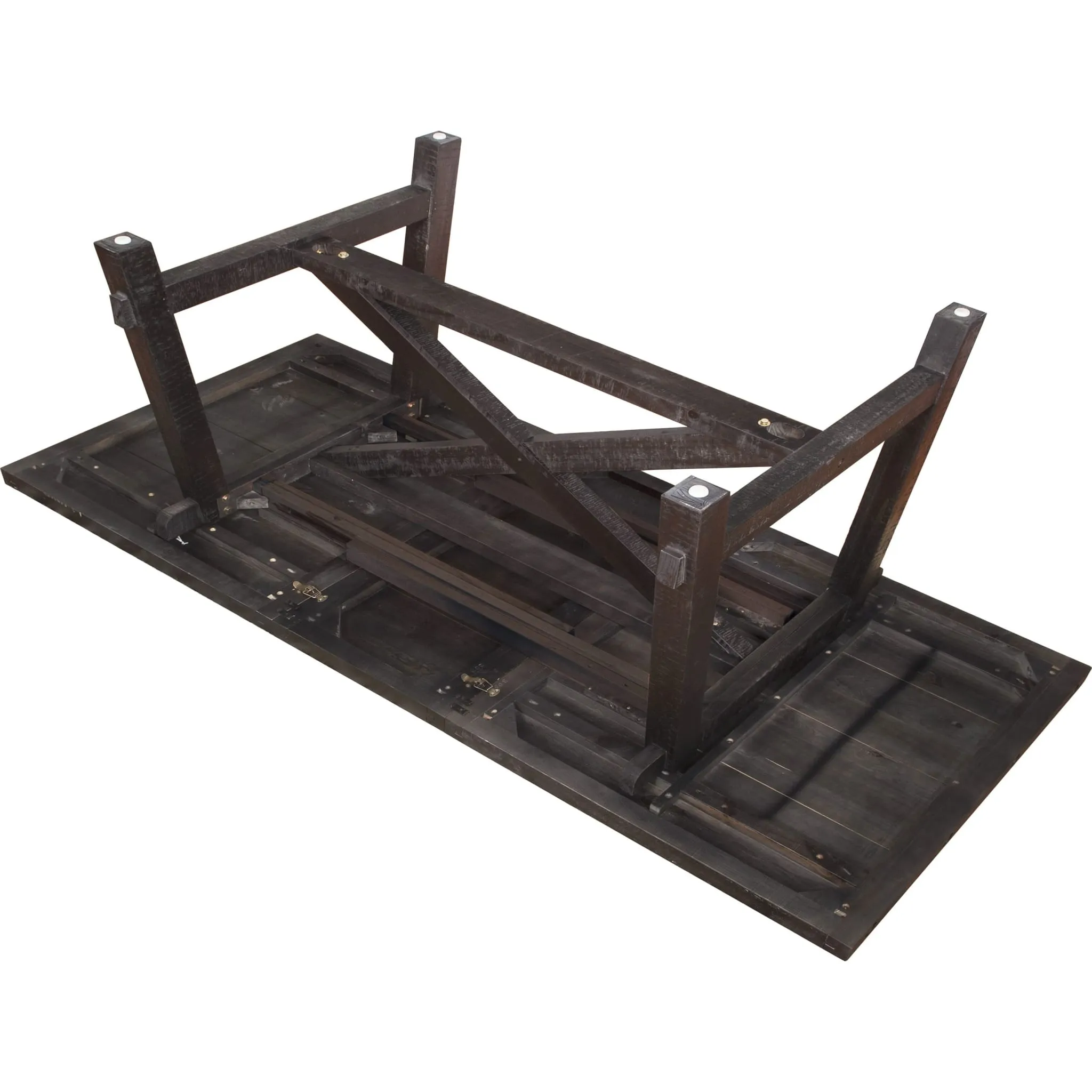 Yosemite Solid Wood Rectangular Extension Table Modus