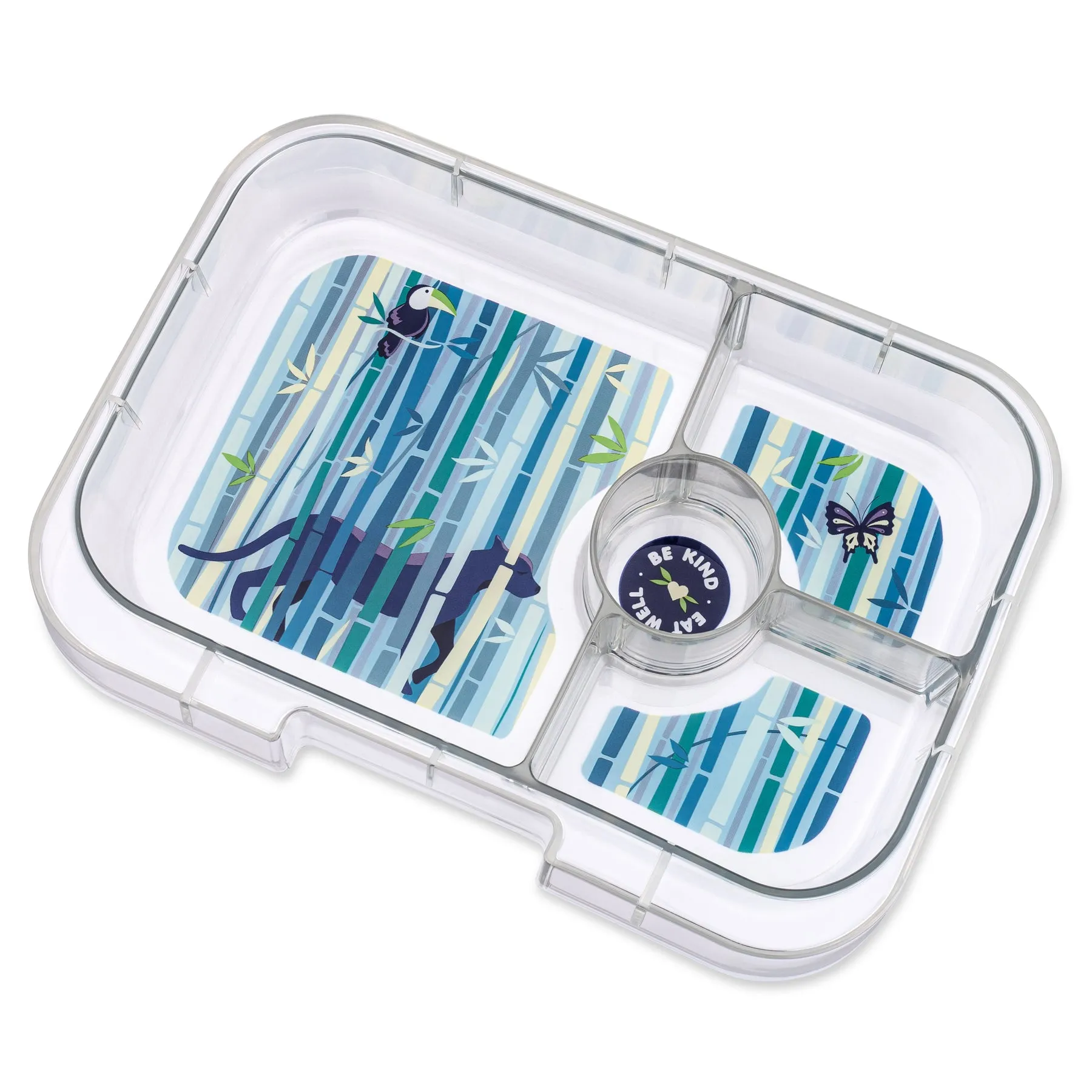 Yumbox Panino - 4 Compartment Lunch Box - Tropical Aqua Panther