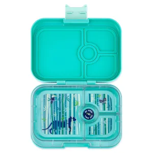 Yumbox Panino - 4 Compartment Lunch Box - Tropical Aqua Panther