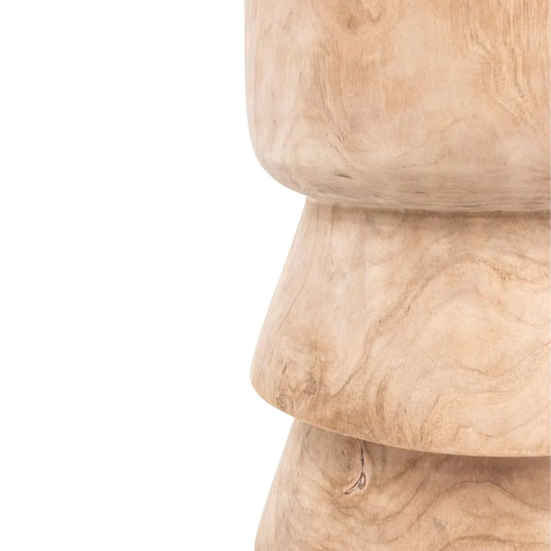 Zigzag Stool | Natural 35x45cm Zoco Home